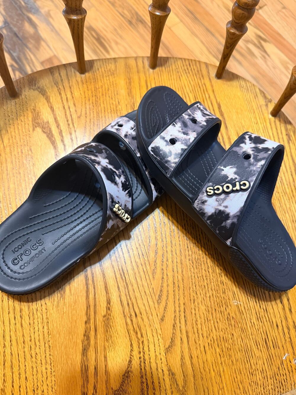 Unisex Sandal Crocs Classic Sandal - Tie-Dye Graphics Mens  8  Women's 10